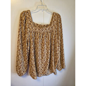 Wonderly Women's boho Size XL long sleeve top